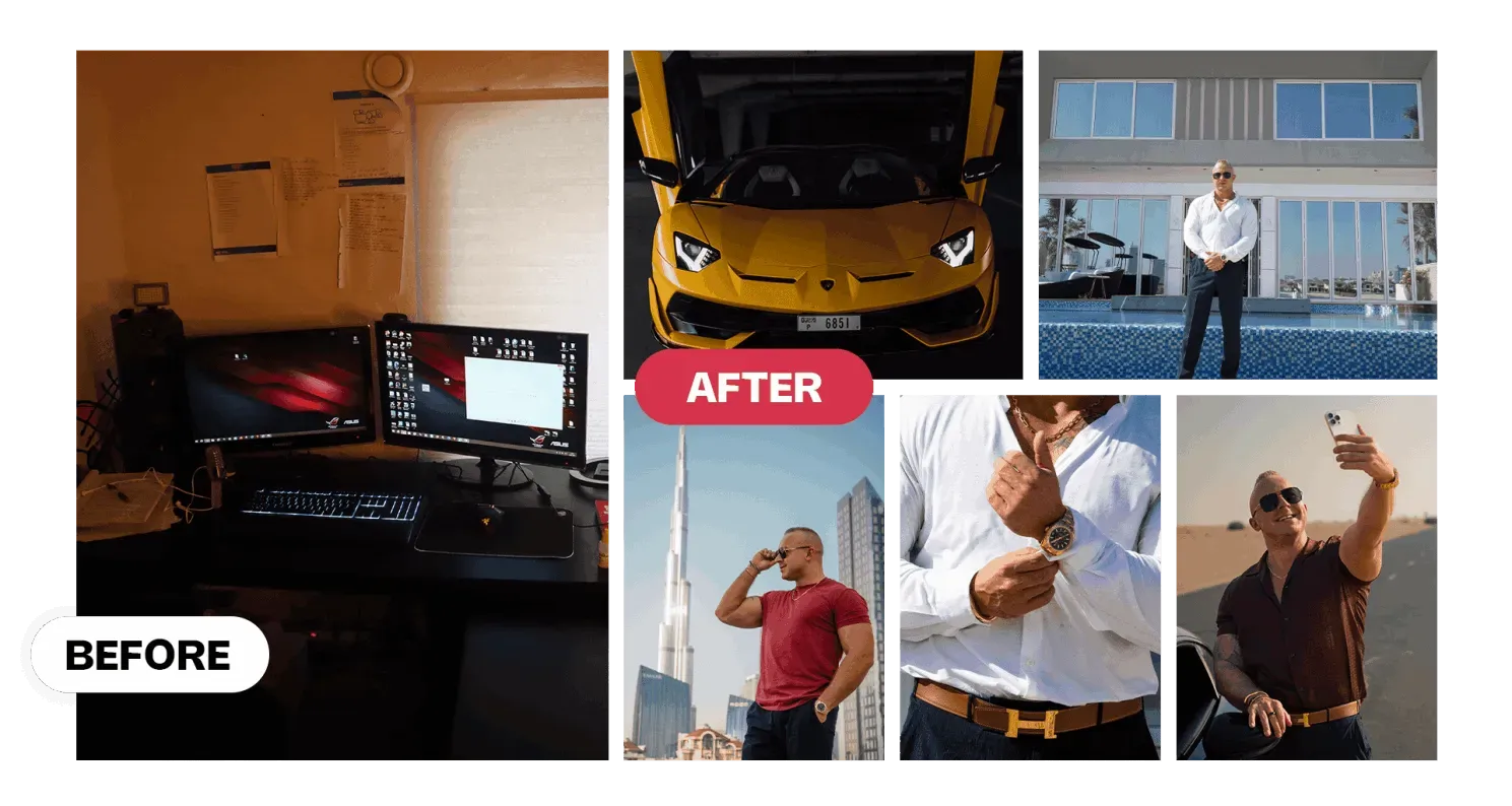 7 Figure Accelerator lifestyle transformation and before-after results